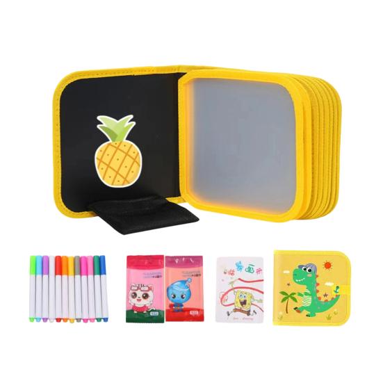 Children Drawing Book with Pens 6/10/14/16 Pages Erasable Painting Book Toddlers Boys Girls Educational