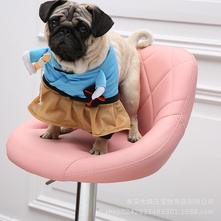 Dog funny clothes, Bug bull upright clothes, British short funny entertainment clothes, Bi Xiong standing clothes