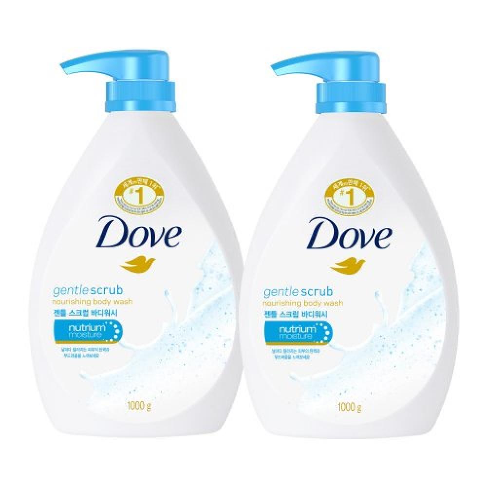 Dove Body Wash Gentle Scrub 1l 2 Pack none