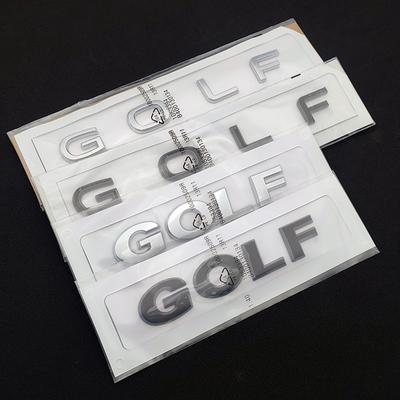 3D ABS Car Rear Trunk Emblem Decal Badge Logo Sticker Fit For Golf Car Accessories