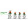 Tire Pressure Monitor Pressure Gauge Cap Sensor Indicator Alert Monitoring Valve Stem Cap Tools Kit 2.0/2.2/2.4 Bar 30/32/36 PSI