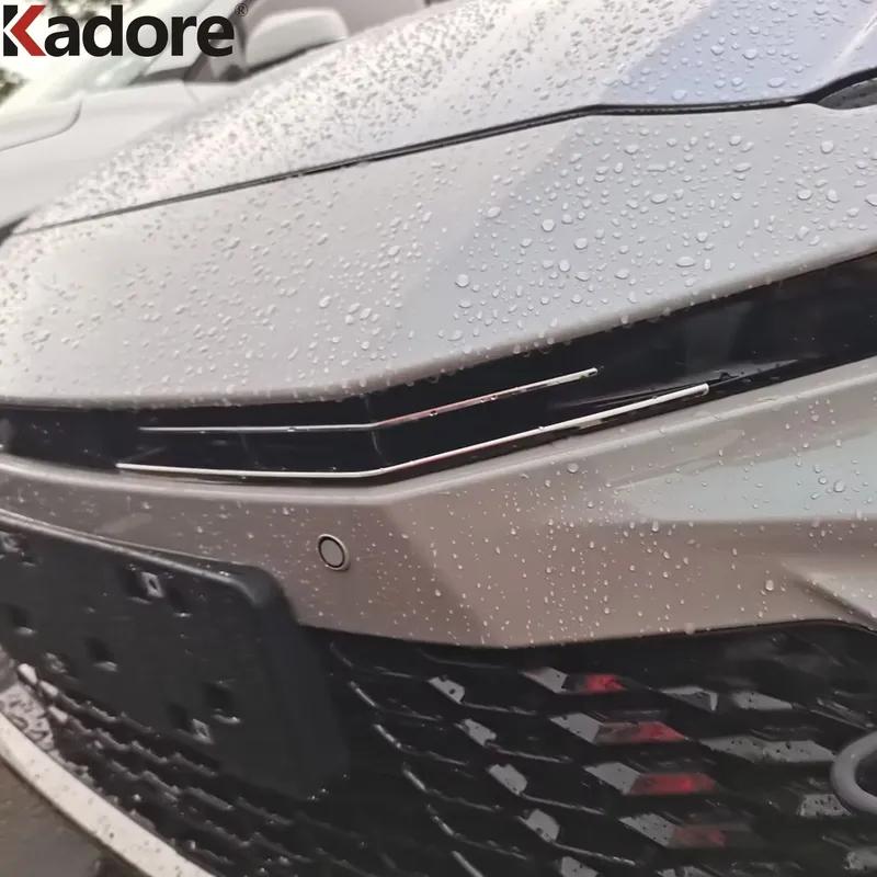Front Upper Grille Grill Cover Trim For Toyota Camry SE XSE 2025 2026 Chrome Car Head Grills Molding Garnish Strip Accessories