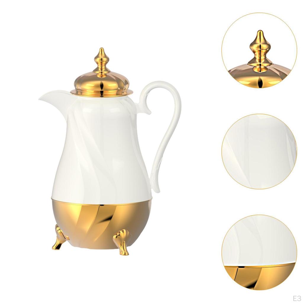 Carafe Insulated Thermal Pot for Home Kitchen Glass Liner Tea Kettle