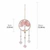 Crystal Stone Dream Catcher Boho Rainbow Dreamcatcher Lucky Crystal Suncatcher  Window Decor