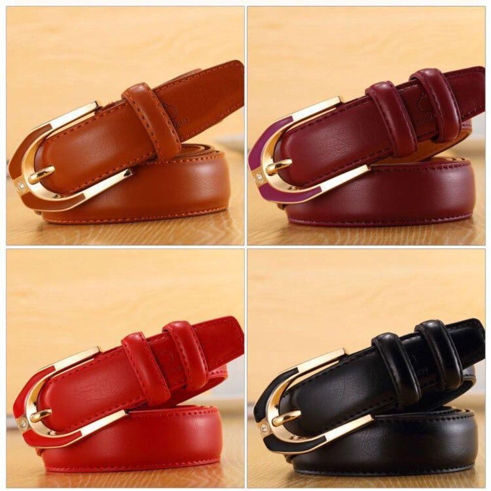 Casual Leather Belt Fashion Women Belt Straps Waistband Belt  Personalized