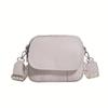 Chic Women’S Crossbody Bag - Solid Color Durable PU Magnetic Closure Comfort Strap Small & Stylish Purse With Zipper