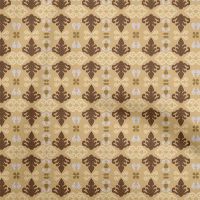Cotton Flex Gamboge Gelb Stoff Asiatisches Ikat Kleid Material Stoff Druckstoff Meterware 40 Zoll
