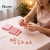 Professional Clay Jewelry Equipment Polymer Bead Roller & Snake Maker Tool, 6 Sizes Earring Craft Kits Strip Hoop for DIY Making Accessories
