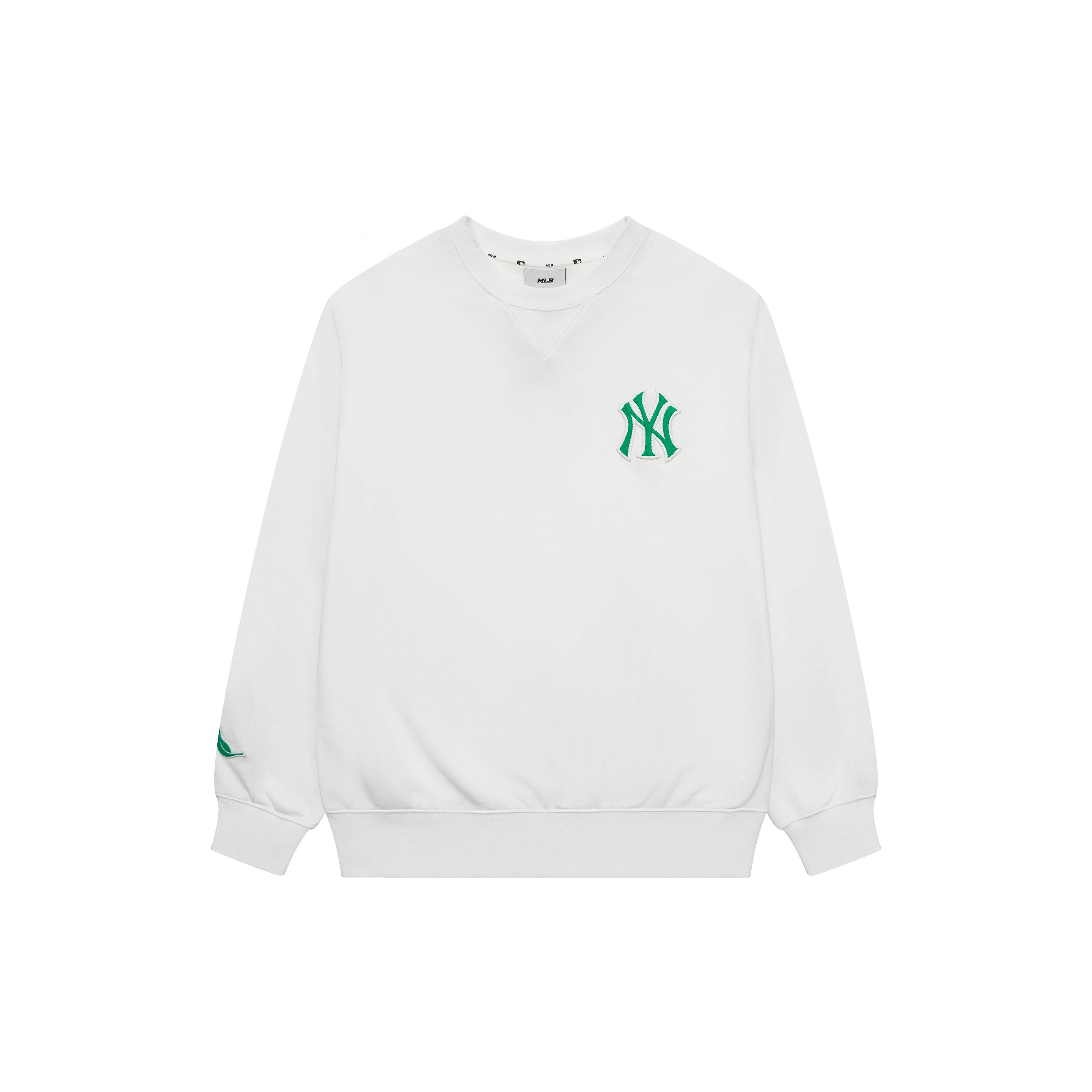 Толстовка MLB New York Yankees Унисекс Белая 3AMTD0131-50IVS S