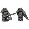 1PCS Military Soldiers Mini Anime Action Fallouts Figures Weapons Robot Mecha Building Blocks Bricks DIY Toys for KIDS Gift
