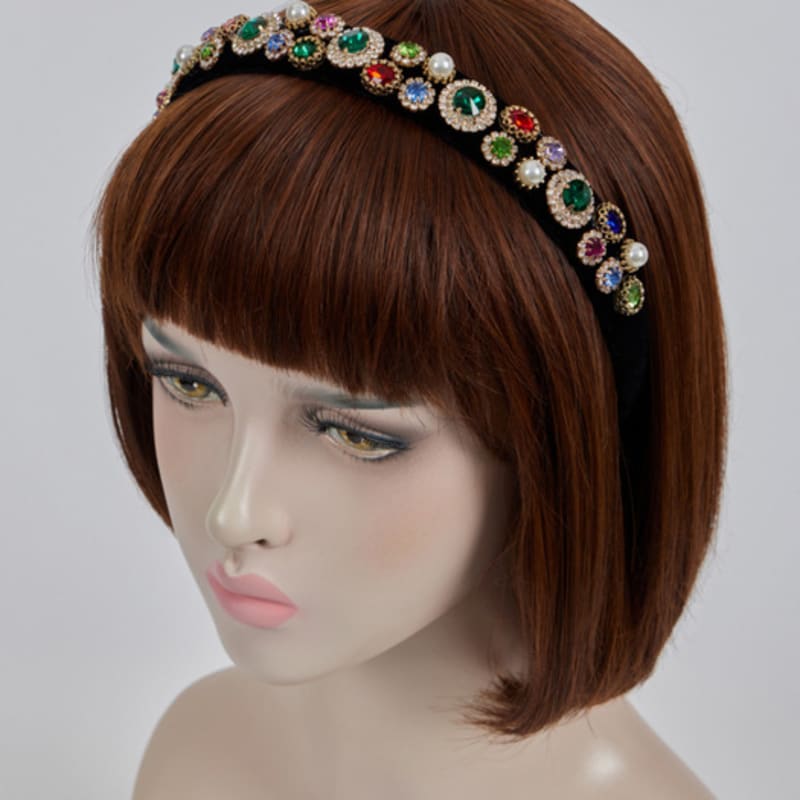 LALA Velvet Pearl Gem Hairband
