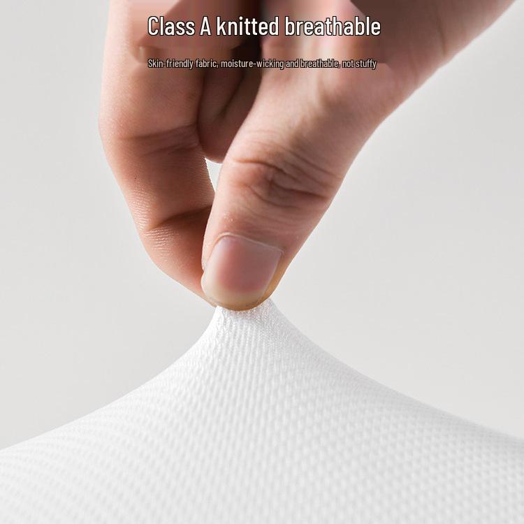 Men's Knitted Memory Foam Pillow Pair - Slow Rebound, Neck Support, Pressure-Free Comfort for Enhanced Sleep