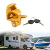 Universal Adjustable Trailer Coupler Lock For 1 7/8 Inch 2  And 2 5/16 Inch Receivers Featuring Enhanced Security Design