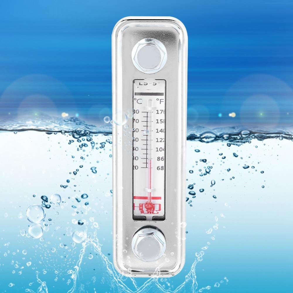 LS-5 Oil Liquid Level Gauge Good Sealing Accurate Measurement Hydraulic Oil Gauge Screw Mounted Sight Glass Gauge