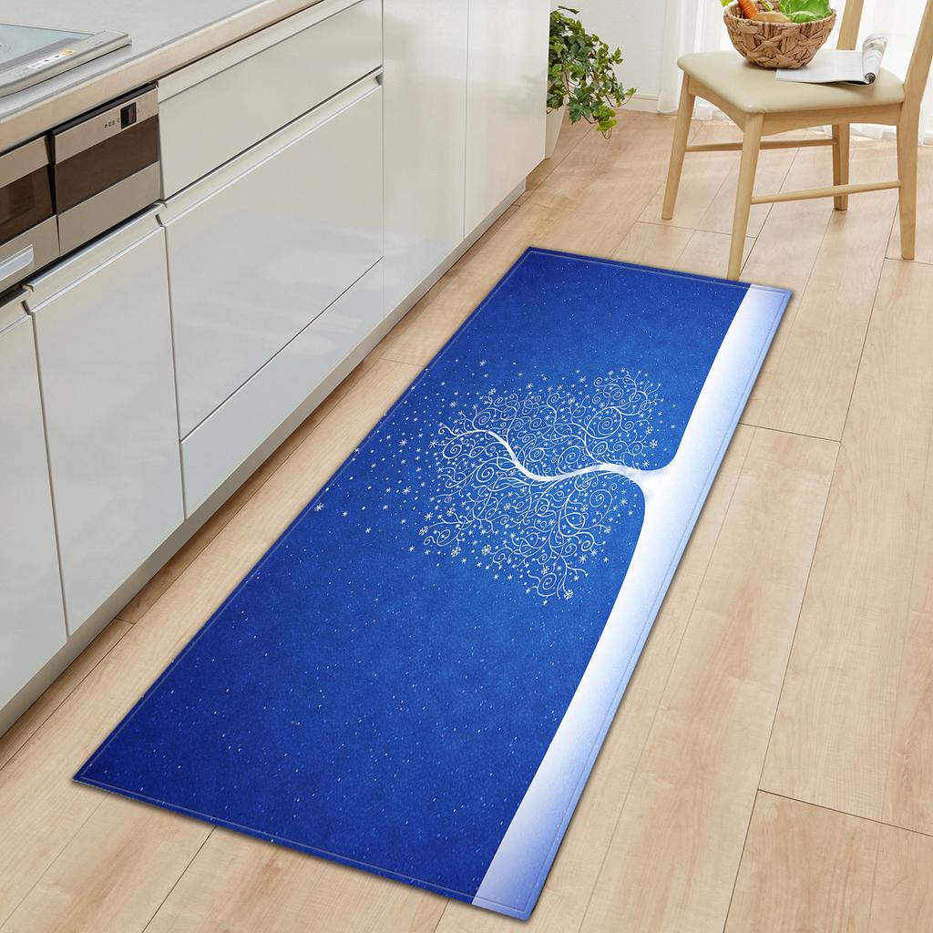 Christmas Kitchen Sand Carpet Doormat Long Floor Mat