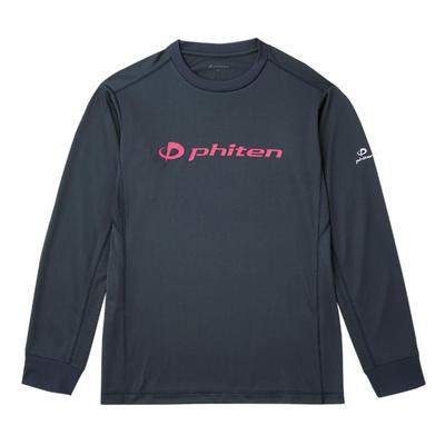RAKU S [Phiten] T-shirt, Navy/Pink,