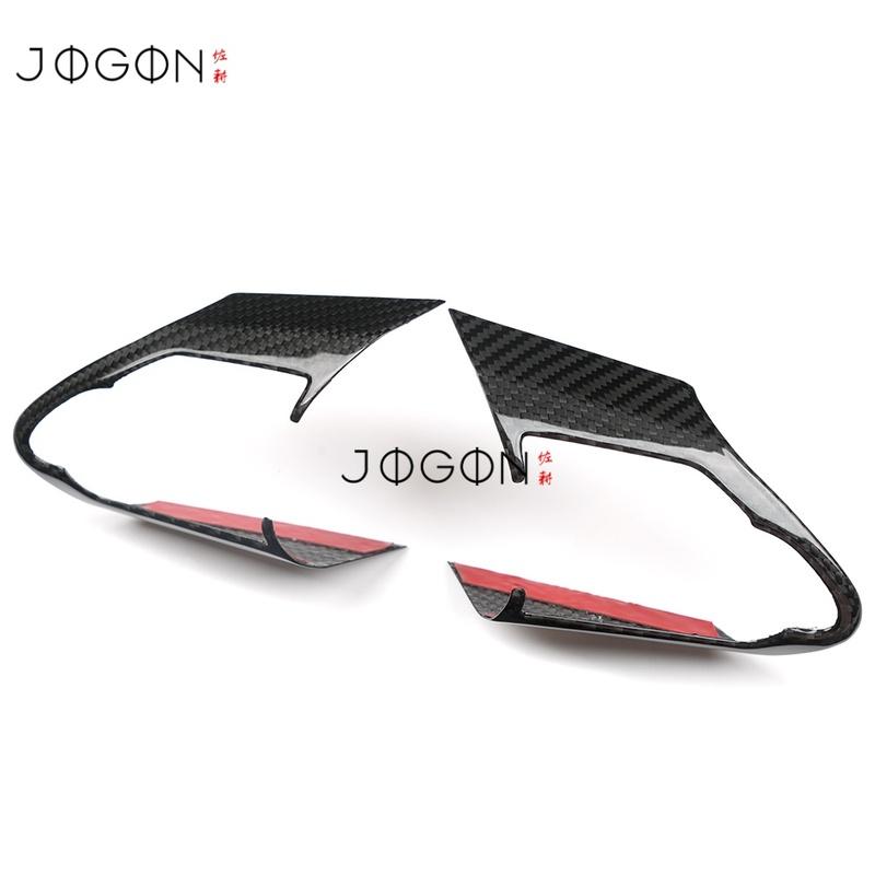 Real Dry Carbon Fiber Car Interior Steering Wheel Button Strip Cover Trim Accessories For Toyota Corolla GR  2024 2025