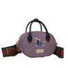 Gucci Cosmetic bag/toiletry bag [Customized Bag] Color Striped Purple Circle Niche Trendy High-Level Familiar Simple Color striped purple circle