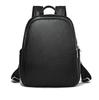 Zaino Nero Nuovo Temperamento Zaino in PU Zaino da Uomo e Donna Zaino Casual Multifunzionale Borsa da Viaggio