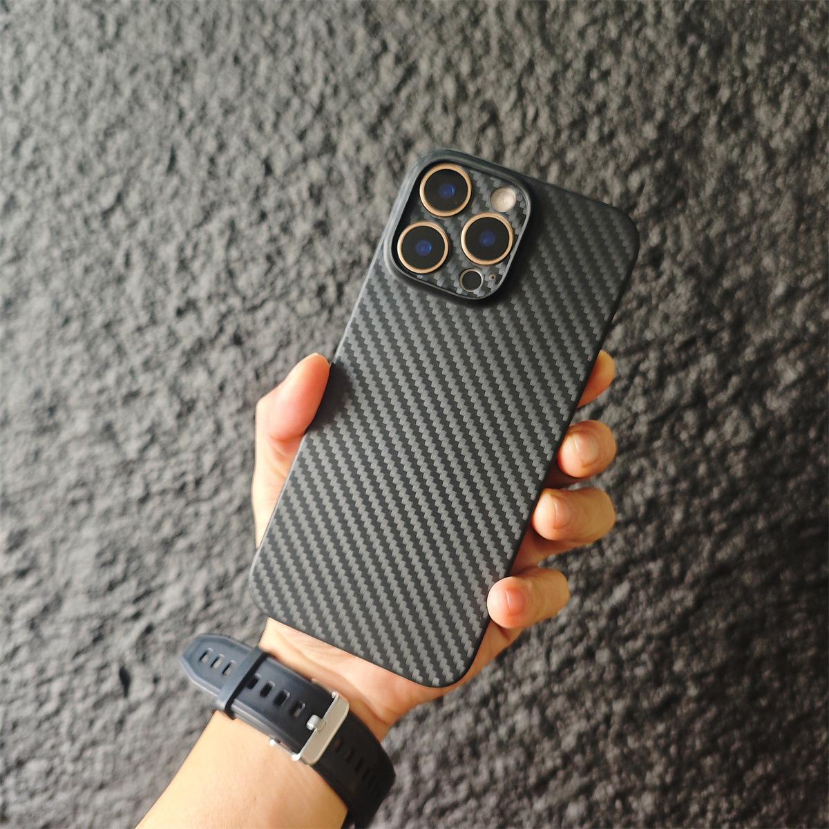 

Чехол для мобильного телефона с рисунком из углеродного волокна, подходящий для Apple 16pro, защитный чехол для iPhone 15max, жесткий чехол Plus 14 Ultra-thin iPhone16Promax