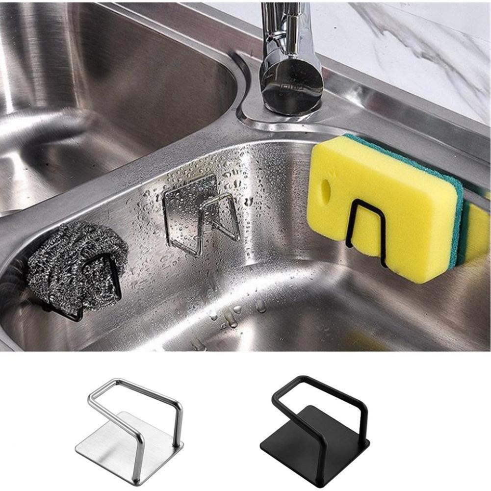 Sponges Holder Self 304 Stainless Steel Drain Rack Storage Organizer Kitchen Sink Accessories