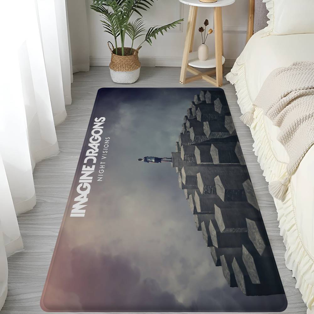 Imagine Dragon Band Floor Mat Rectangle Anti-slip Home Soft Badmat Front Door Indoor Outdoor Mat Welcome Doormat