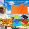 2 Pcs Silicone Beeswax Sheet Beeswax Press Embosser Machine Beeswax Honeycomb Making Mold for Beekeeping Accessory