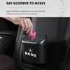 DFN1   For AMG Car For Mercedes Benz AMG Car Trash Bin Hanging Vehicle Garbage Dust Case Storage Box For Mercedes Benz C180 C200 C260 C