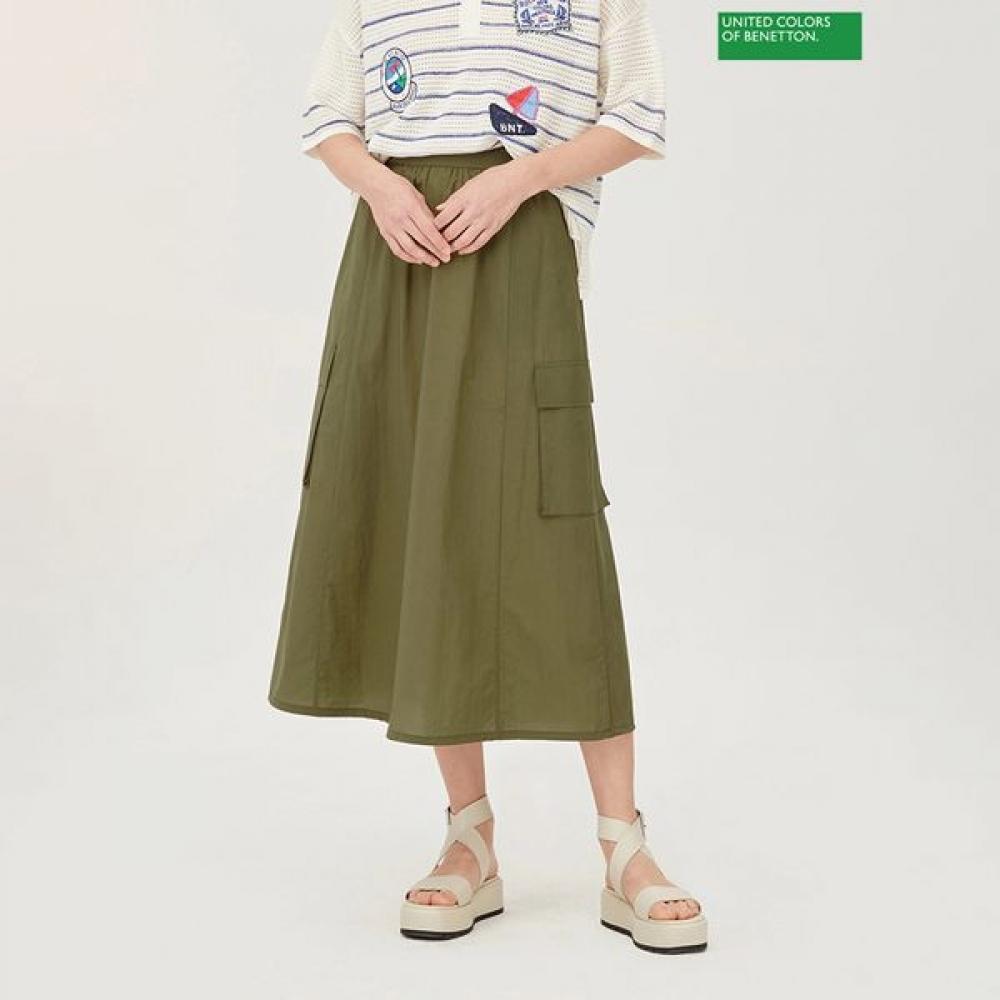 

Benetton Юбка-баллон Bask95431 KA_khaki/42