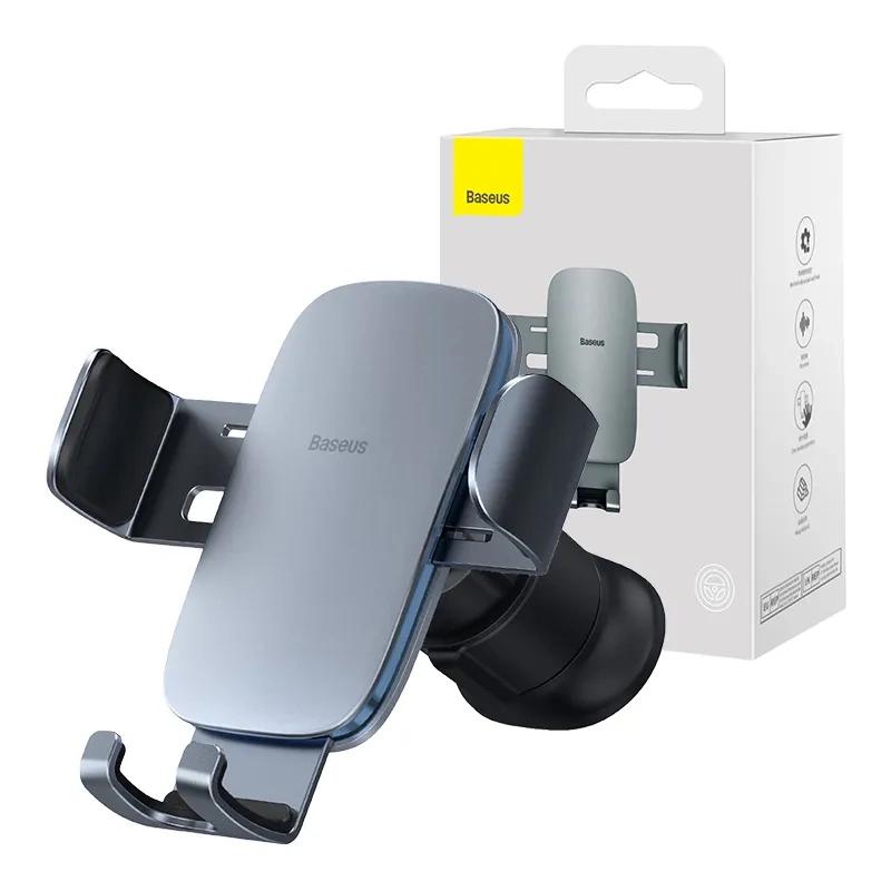 Uchwyt Grawitacyjny Baseus Metal Age Ii Na Kratkę Samochodu (Szary)