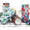 5 Piezas Mangas Enfriadoras Delgadas de Neopreno para Latas, 12oz Cerveza Soda Delgada Aisladas Portátiles Set de Regalo