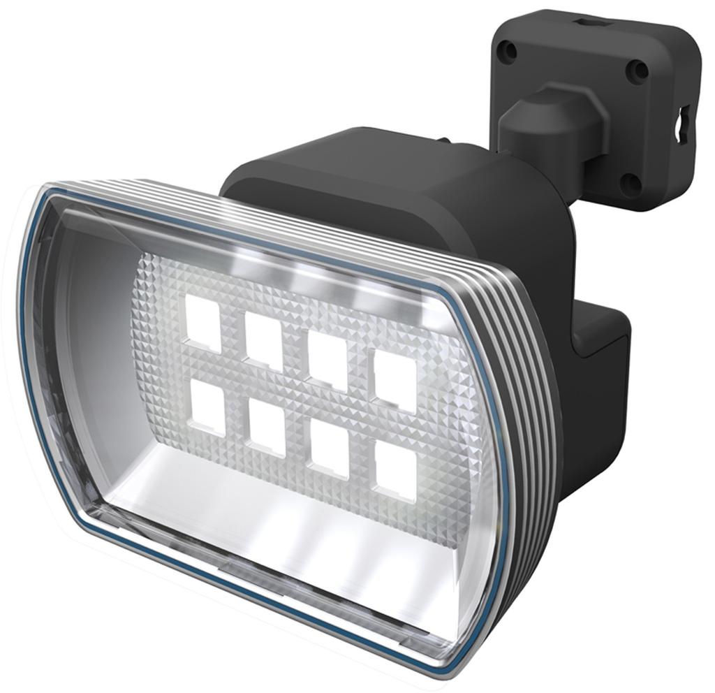Musashi RITEX Free-Arm LED Sensor Light (4.5W Wide) [Dry Type] Rainproof LED-150
