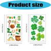 Pack of 10 Patrick' s Day Shamrock Tattooed Perfect for Sensitive Skin Easy Apply Waterproof Sticker for Celebration