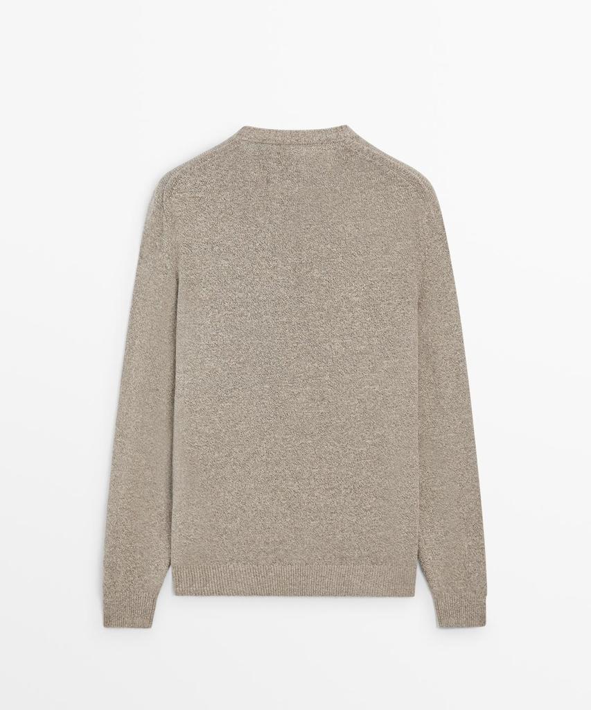 Masimodutti Merlin Cotton Linen Knit Sweater