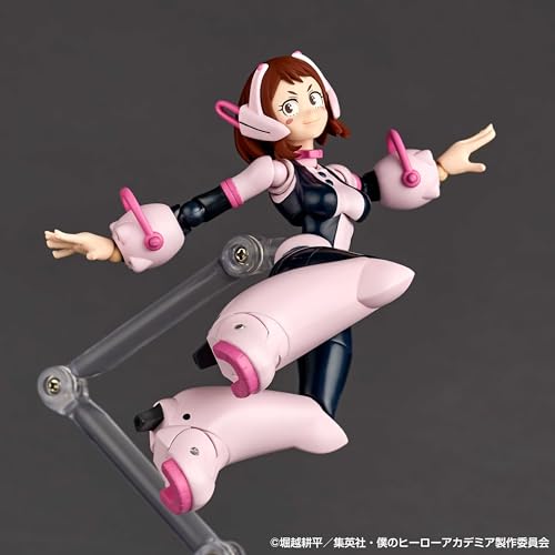 Kaiyodo Revoltech My Hero Academia Ochaco Uraraka, Approximately 130mm Tall, Non-scale PVC & ABS Painted Action Figure