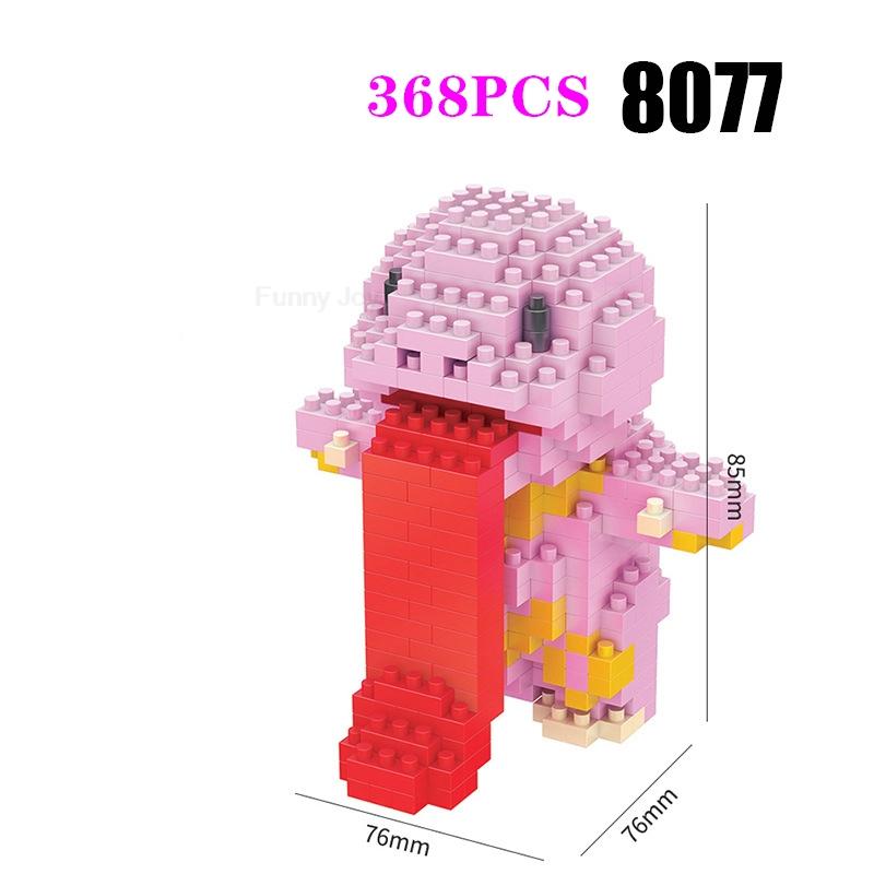Funny Pokemon Building Blocks Assembly Anime Picachu Charizard Doll Blastoise Bulbasaur Gengar Pokémon Bricks Toy for Kid Gift