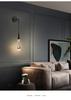 Elegant Brass Crystal Wall Lamp for Bedroom, Living Room, Staircase, or Corridor