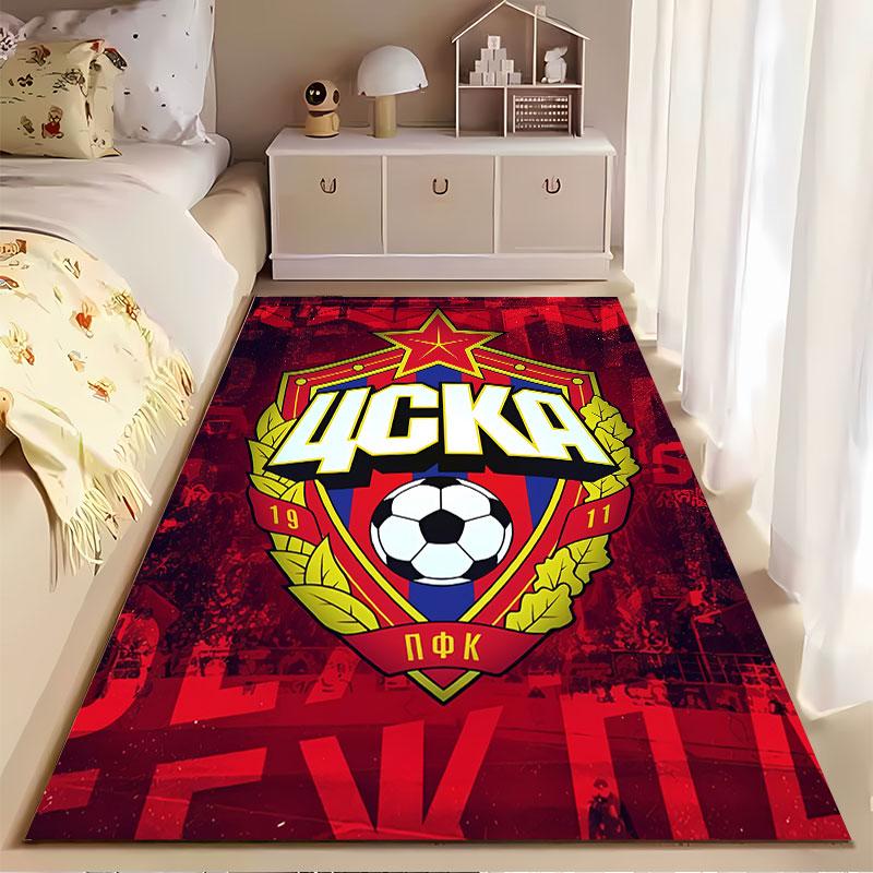 CSKA Football Team Emblem suitable as a non-slip mat for the living room or bedroom sofa