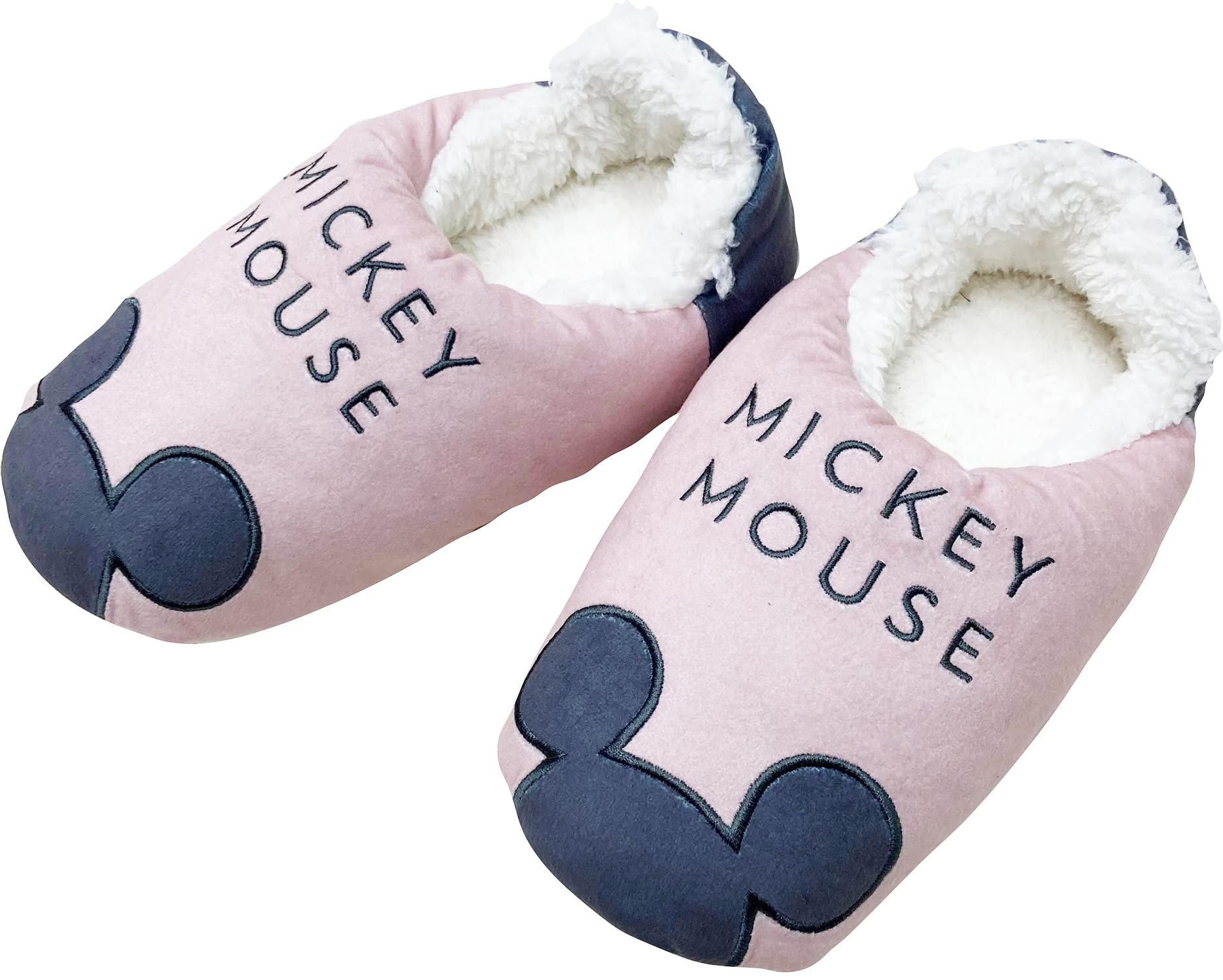 

MORIPiLO Диснеевские тапочки Мышь Пушистые Размер Плюшевые Милые Корейские Дисней Моришита Макура (Микки Кньяк) 23.0-25.0см, Унисекс, Игрушка, Подарок, Розовый, Персонаж,