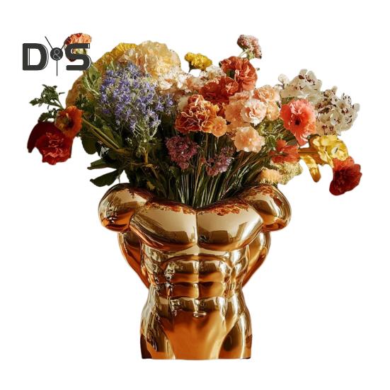 

Скульптура сексуального мускулистого мужчины, ваза, статуэтка из смолы, держатель для цветов, домашний офис, художественный стол, центральный элемент, декоративные цветочные растения, ваза, орнамент H