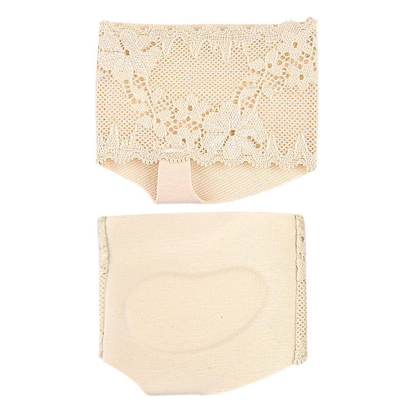 Spring and Autumn Sub-toe Lace Half-palm Socks Cover Cloud Cotton Pad Slow Pressure Anti-slip Open-toed Fish Mouth Half-section Invisible Socks Cover