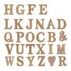 4 Inch Wooden Letters Large Alphabet Letters Sign for DIY Painting Art Crafts Wedding Home Wall Decor
