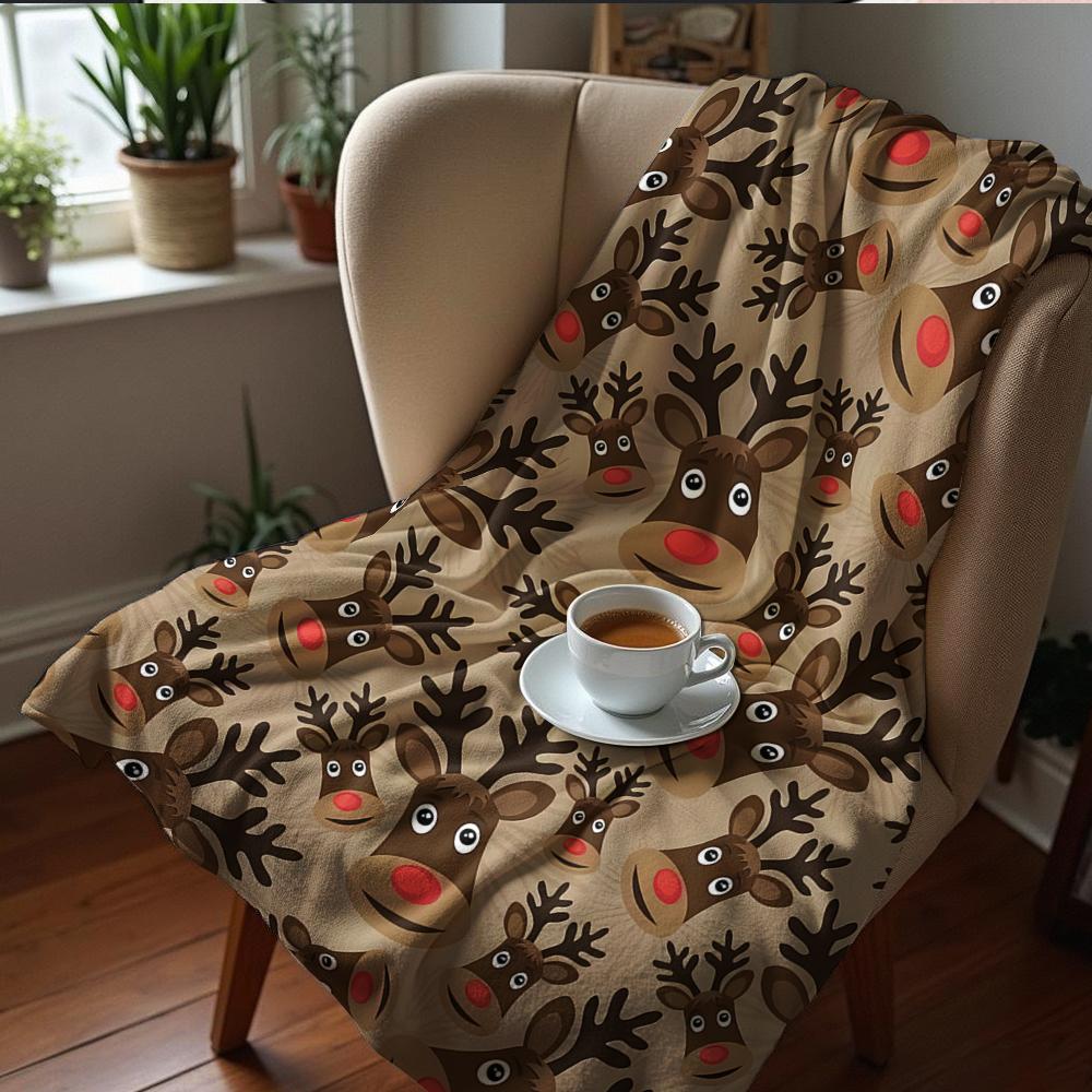 Neutral Gray Monochrome Anime Cartoon Flannel Blanket Soft Warm Throw for Bedroom Sofa Car Kids Holiday Gift