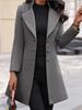 Women's Mid-Length Korean Style Slim Fit Woolen Winter Coat