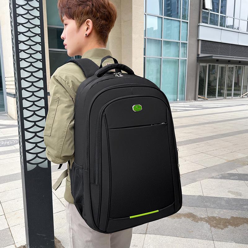 Backpack Men's New Commuter Computer Backpack Simple Trend Large Capacity Student Schoolbag