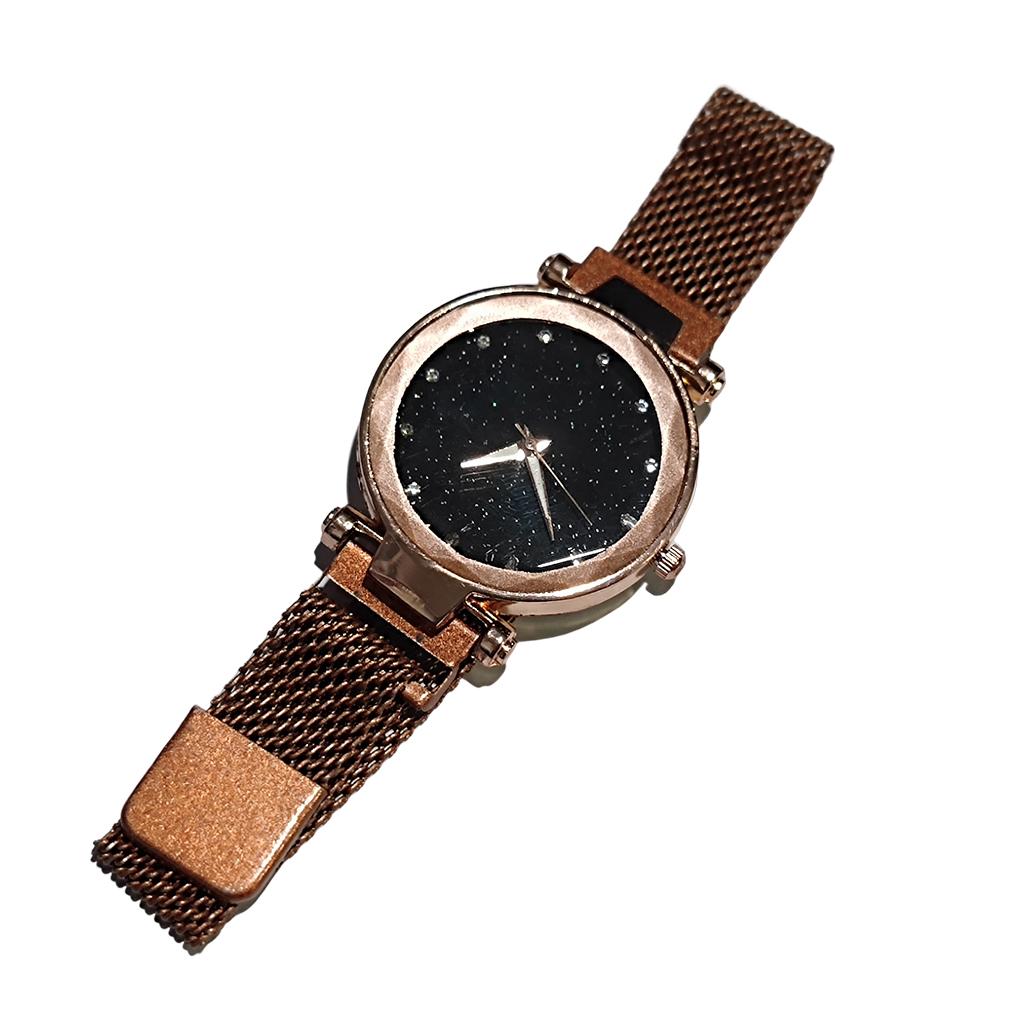 Ladies Magnetic Starry Sky Clock Luxury Ladies Watch Fashion Diamond Female Quartz Watch