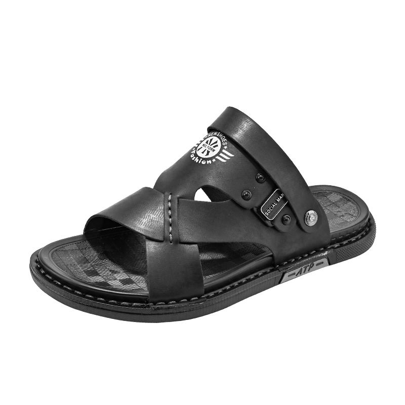 Mode Zehentrenner Herren Sommer Hausschuhe Freizeitschuhe Strandsandalen Outdoor Pantoletten Laufkomfort Designer Mode Luxus Leder