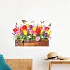 Tulip Flower Wall Stickers Peel and Stick Wall Decals Vinyl Floral Stickers