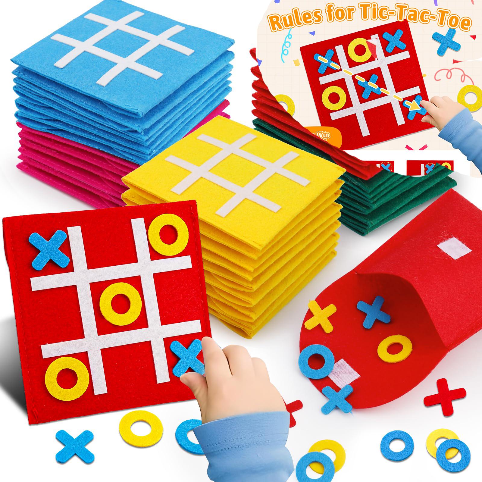 

10-40Pcs Tic Tac Toe Strategic Board Game For Kids, Birthday Party Favors Bulk For Kids Goodie Treat Bag Christmas Stockin (As shown-31591)-