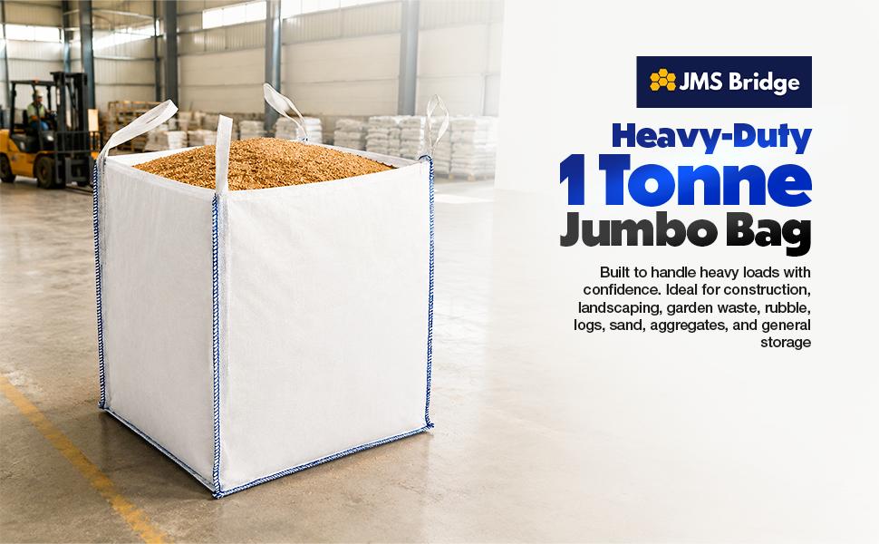One Ton Bags – Jumbo Bulk Bags, Heavy Duty Tonne Bags for Waste, Rubble & Storage